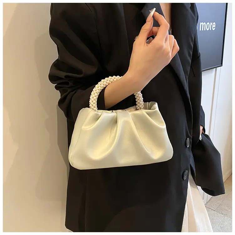 Black Pearl Strap Crossbody Bag for Women — feature 33