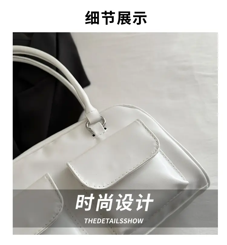 Pink Western Style Shoulder Bag with Double Pocket — feature 4