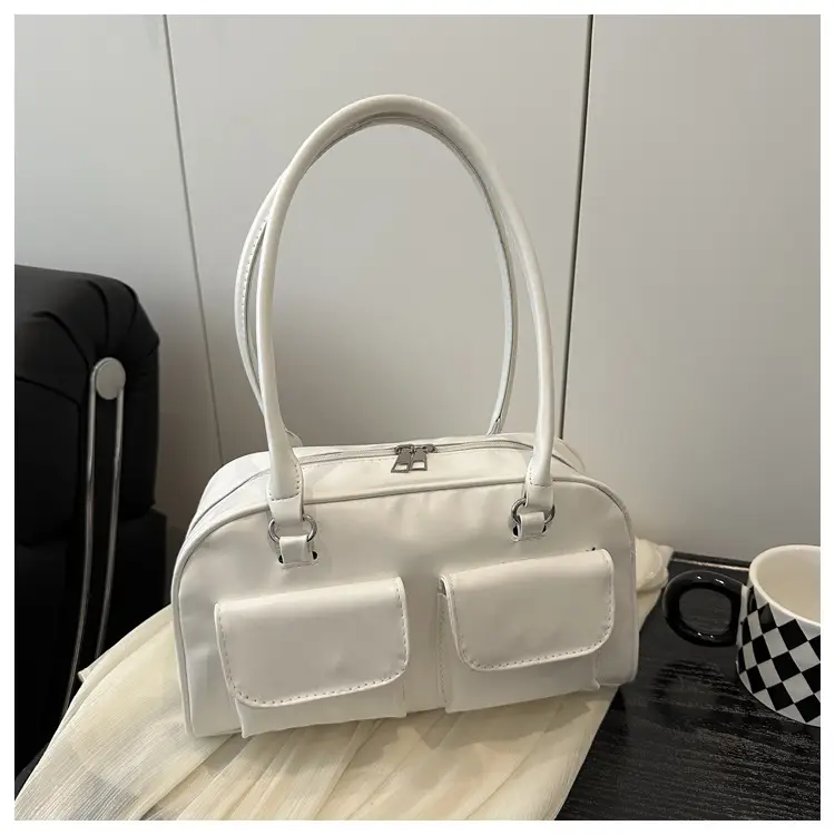 Pink Western Style Shoulder Bag with Double Pocket - Image 2