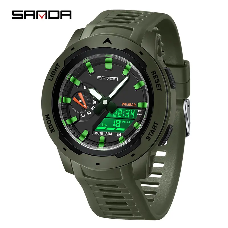 Sanda Cross-border Waterproof Chronograph Watch 48g - Image 13