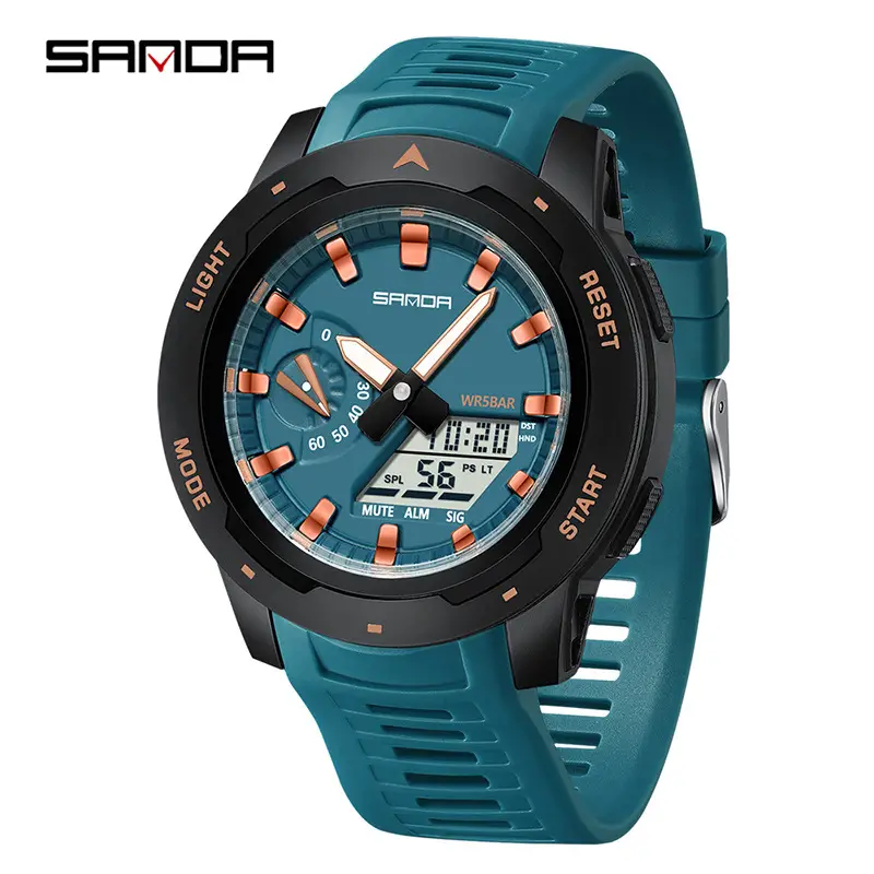 Sanda Cross-border Waterproof Chronograph Watch 48g - Image 6