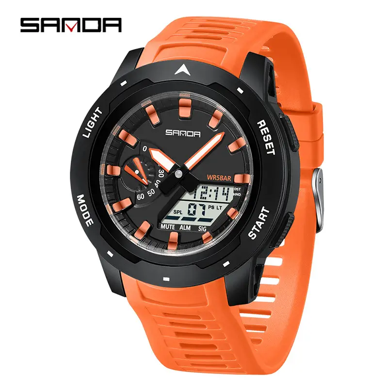 Sanda Cross-border Waterproof Chronograph Watch 48g - Image 7