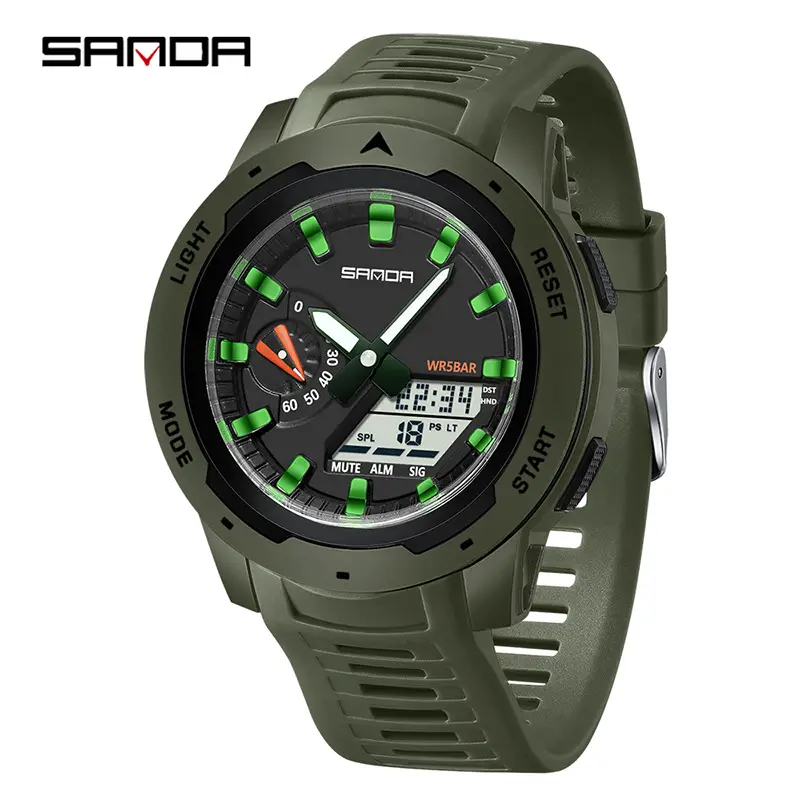 Sanda Cross-border Waterproof Chronograph Watch 48g - Image 8