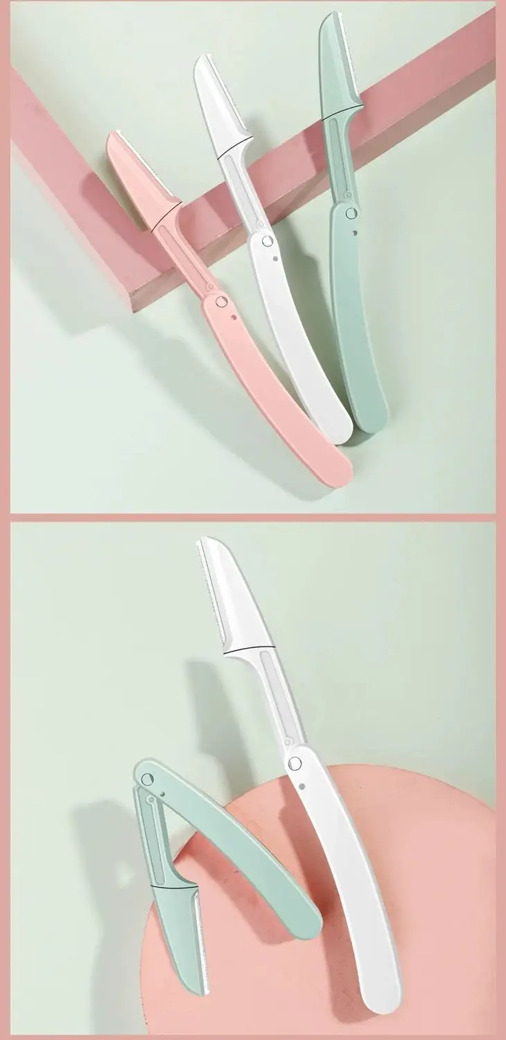 Female Eyebrow Shaving Knife Set of 3 — feature 17