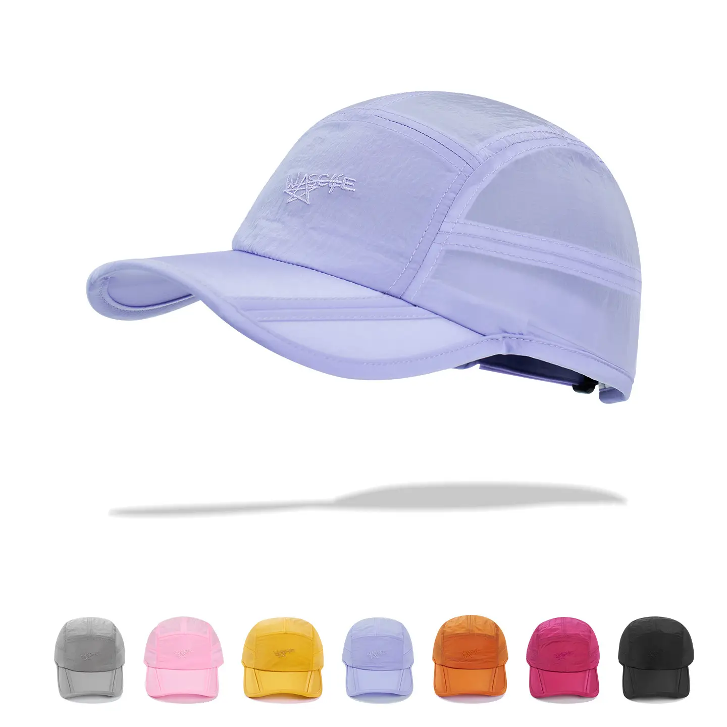 Light Purple Baseball Cap for Women Waterproof Family Cap - Image 8
