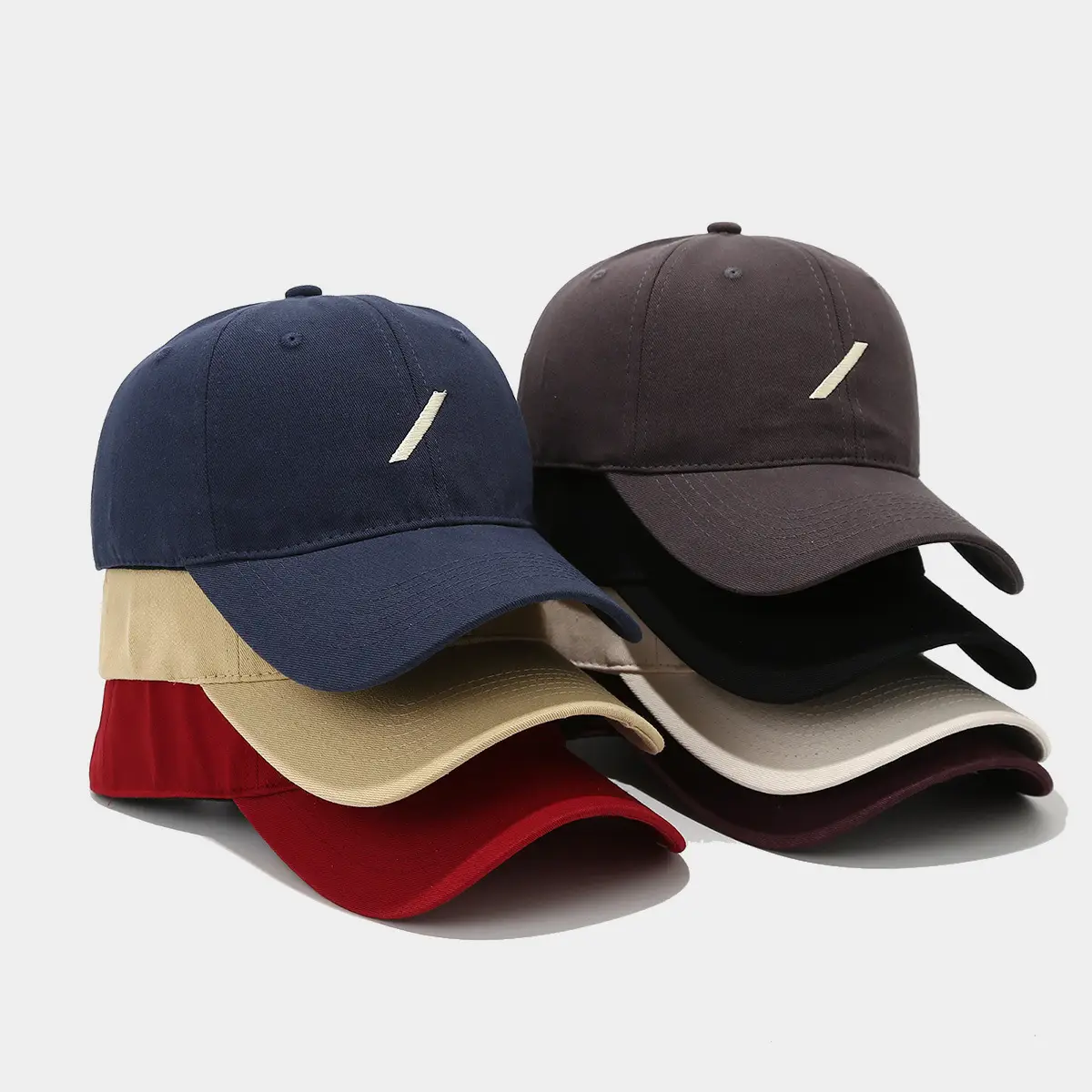 Black Baseball Cap with Embroidered Face Design - Image 8