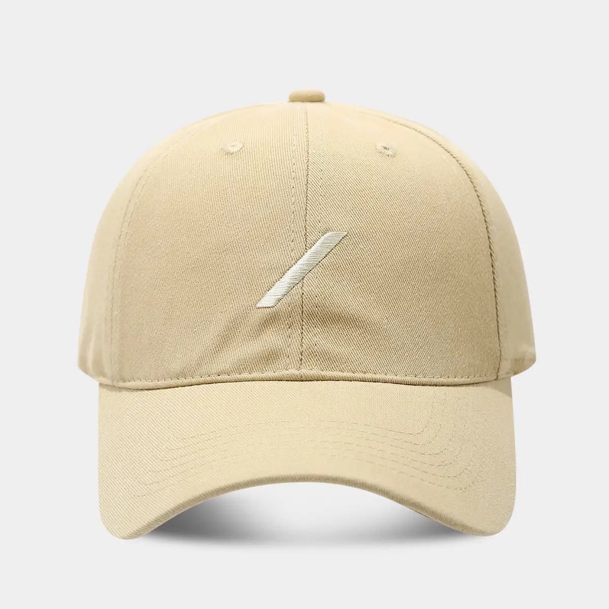 Black Baseball Cap with Embroidered Face Design - Image 3