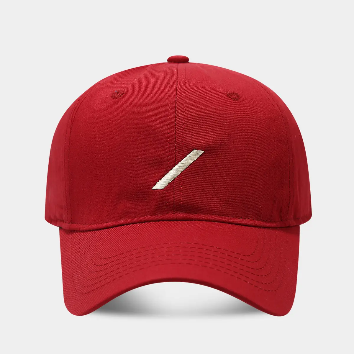 Black Baseball Cap with Embroidered Face Design - Image 4
