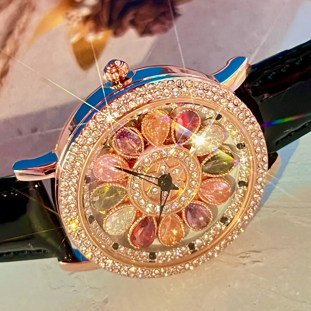 Women's Cross-border Tide Watch with Rhinestone Dial - Image 5