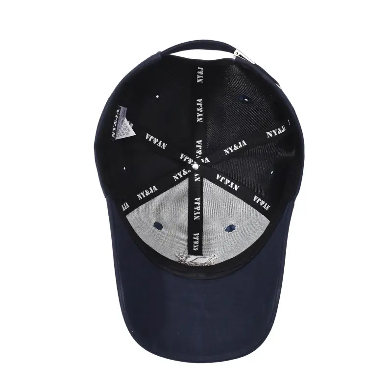 Men Navy N Letter Embroidered Baseball Cap - Image 11