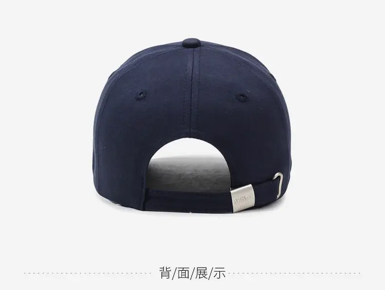 Men Navy N Letter Embroidered Baseball Cap — feature 12