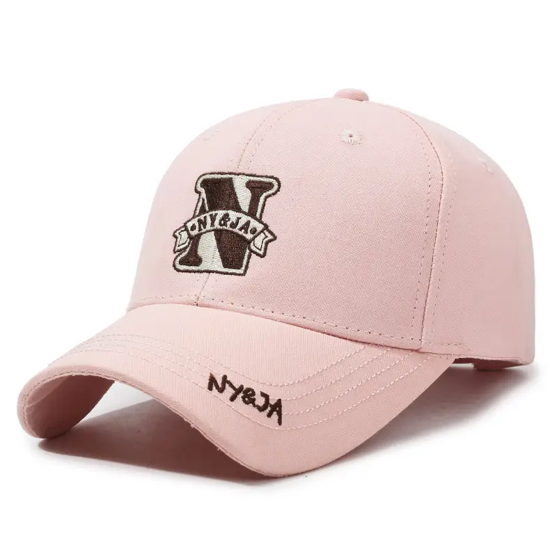 Men Navy N Letter Embroidered Baseball Cap - Image 8