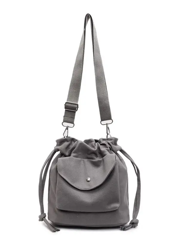 Women Crossbody Bag Brown Canvas Spring Summer 2026 - Image 10