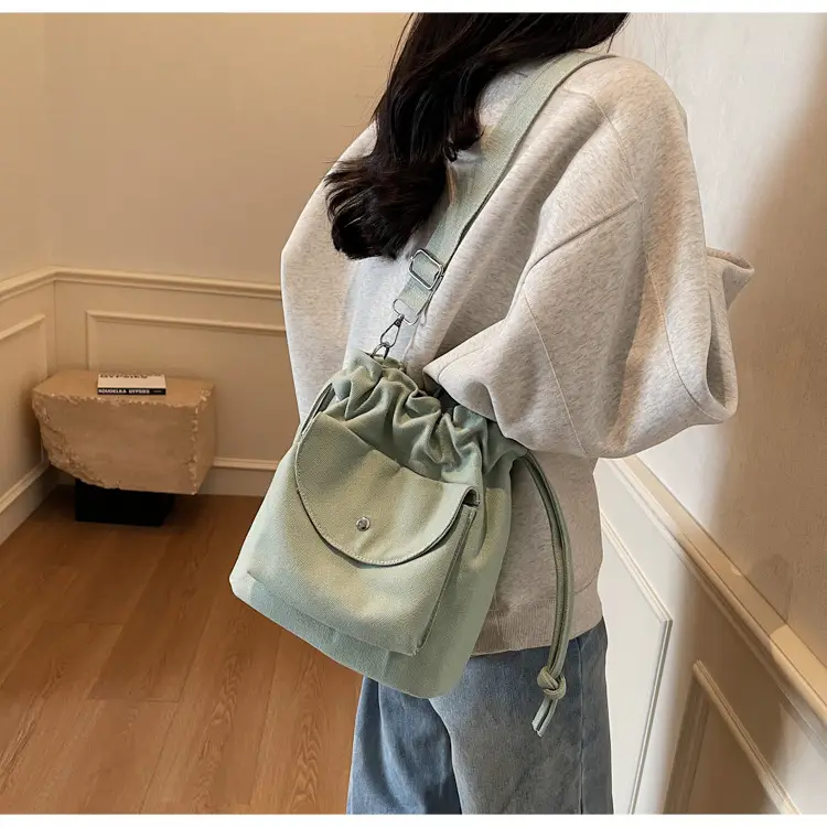 Women Crossbody Bag Brown Canvas Spring Summer 2026 — feature 24