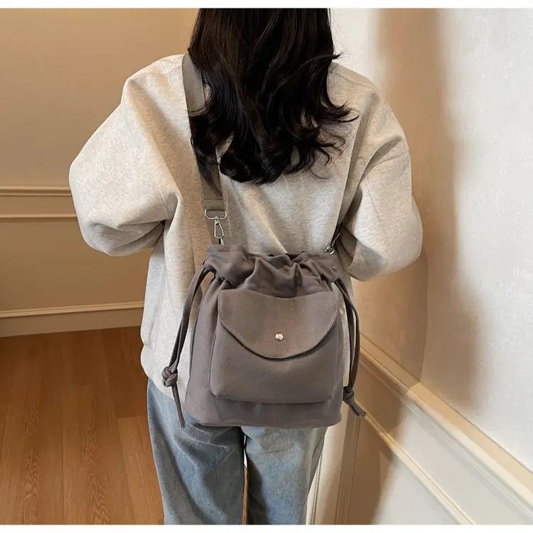 Women Crossbody Bag Brown Canvas Spring Summer 2026 — feature 26