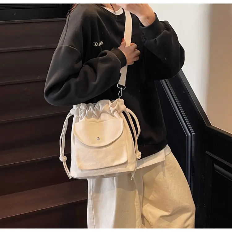 Women Crossbody Bag Brown Canvas Spring Summer 2026 — feature 33