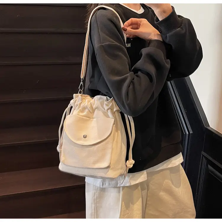 Women Crossbody Bag Brown Canvas Spring Summer 2026 — feature 34