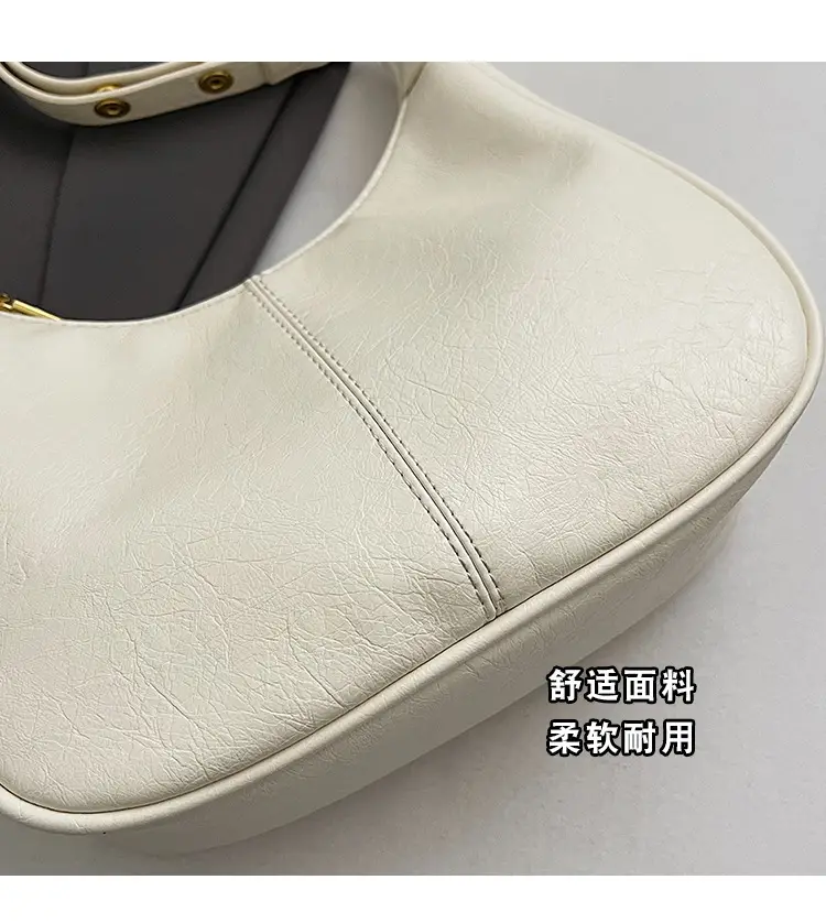 Pink Leather Shoulder Bag with Gold Buttons — feature 5