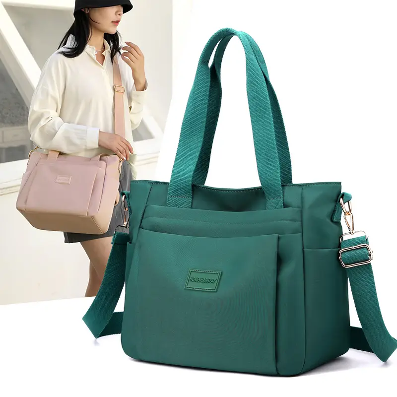 2025 Summer Large Shoulder Bag Women's Nylon Multi Color - Image 11