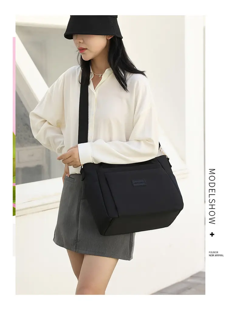 2025 Summer Large Shoulder Bag Women's Nylon Multi Color — feature 20