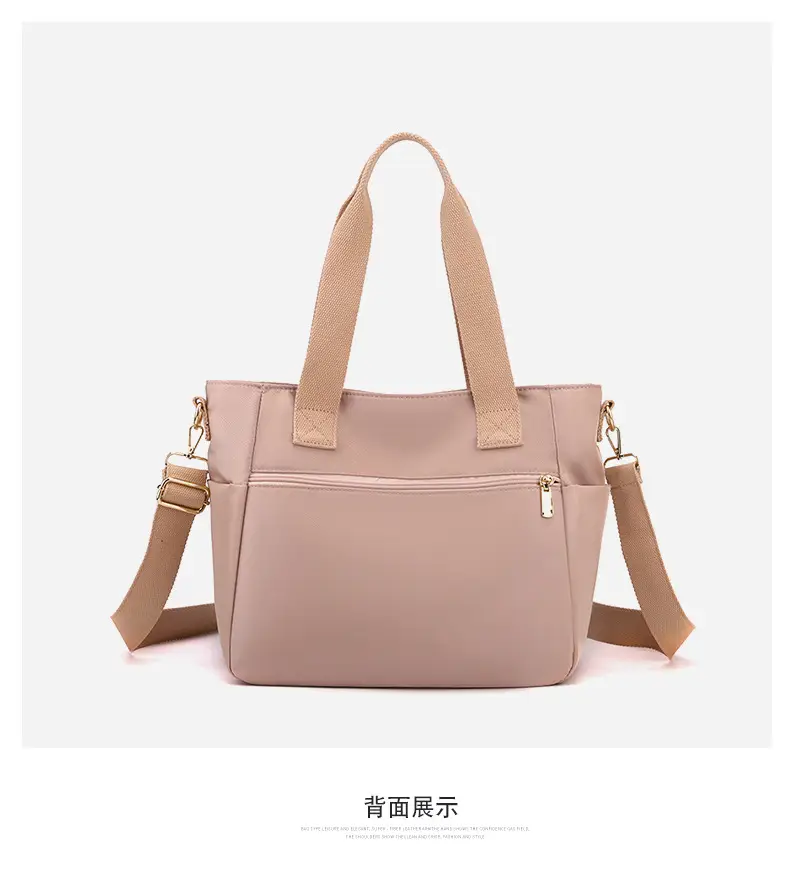 2025 Summer Large Shoulder Bag Women's Nylon Multi Color — feature 26