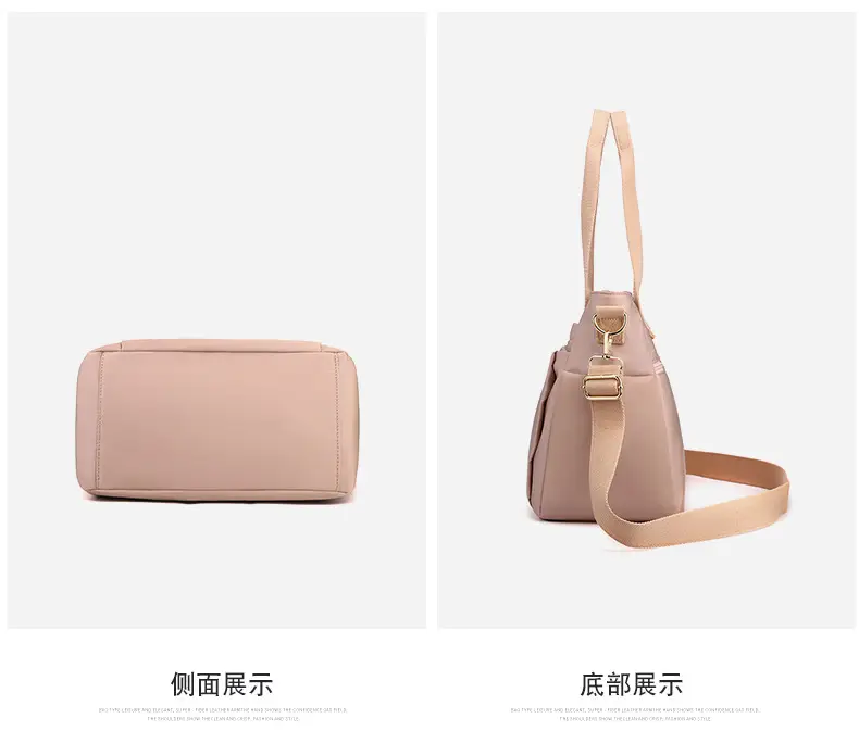 2025 Summer Large Shoulder Bag Women's Nylon Multi Color — feature 27