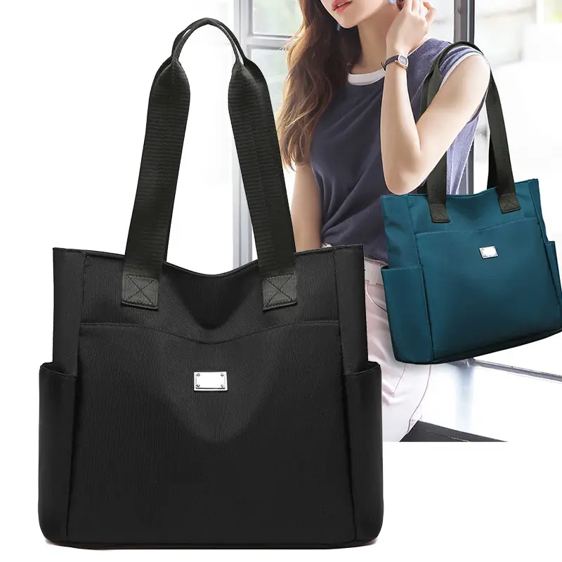 Women's Maroon Multi-Pocket Shoulder Bag Large Capacity - Image 8