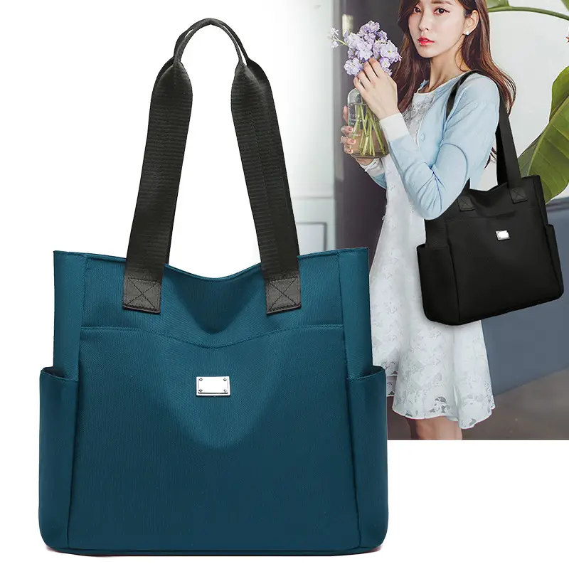 Women's Maroon Multi-Pocket Shoulder Bag Large Capacity - Image 9