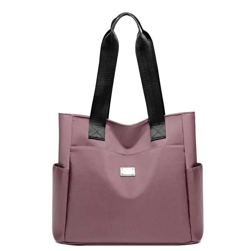Women's Maroon Multi-Pocket Shoulder Bag Large Capacity - Image 5