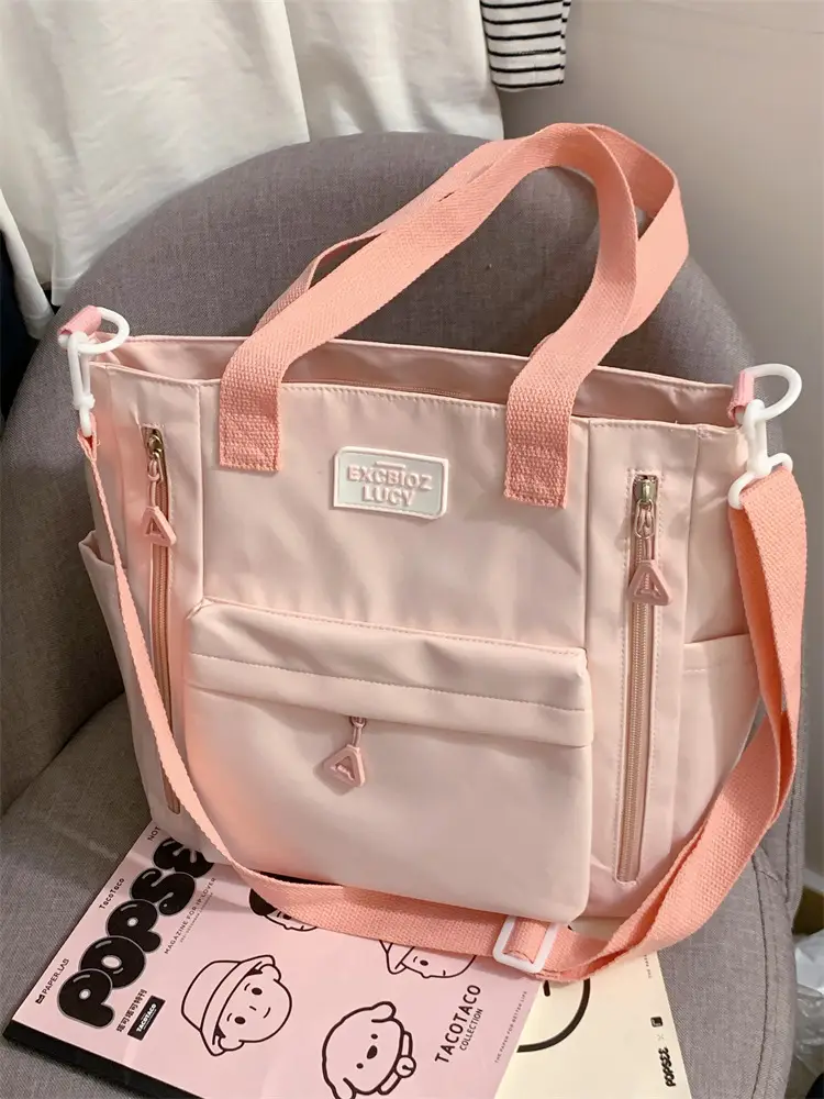 Korean Style Cute Bear Pom Pom Shoulder Bag — feature 14