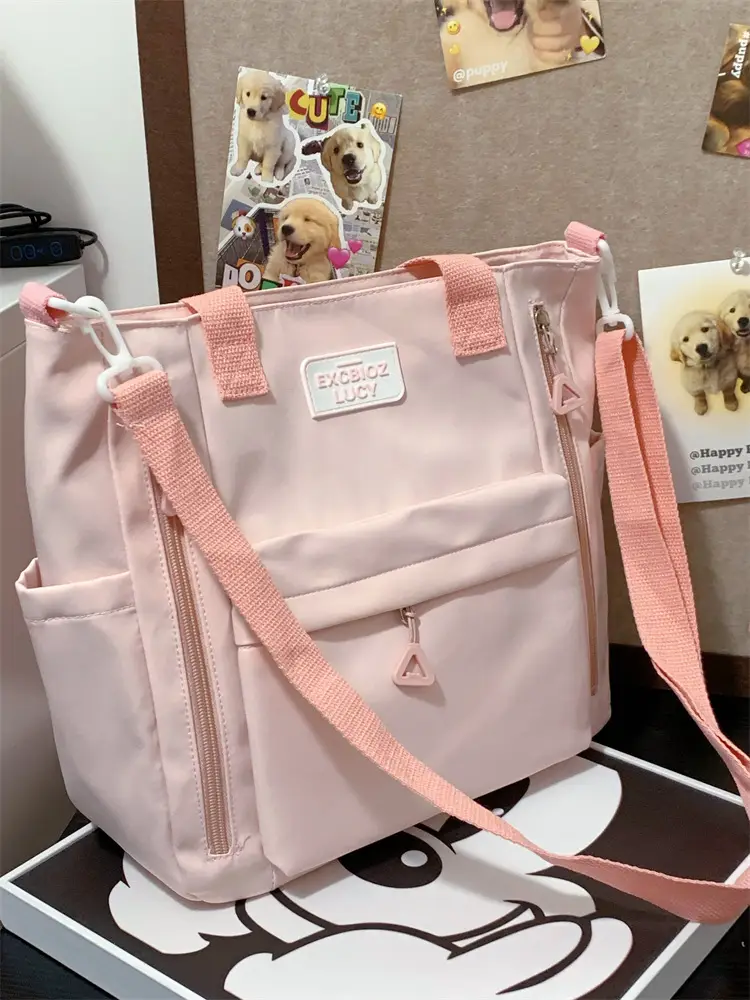 Korean Style Cute Bear Pom Pom Shoulder Bag — feature 15