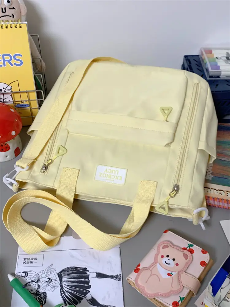 Korean Style Cute Bear Pom Pom Shoulder Bag — feature 23