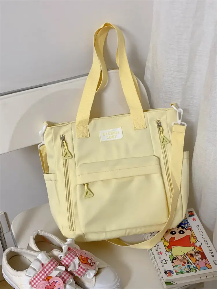 Korean Style Cute Bear Pom Pom Shoulder Bag — feature 24