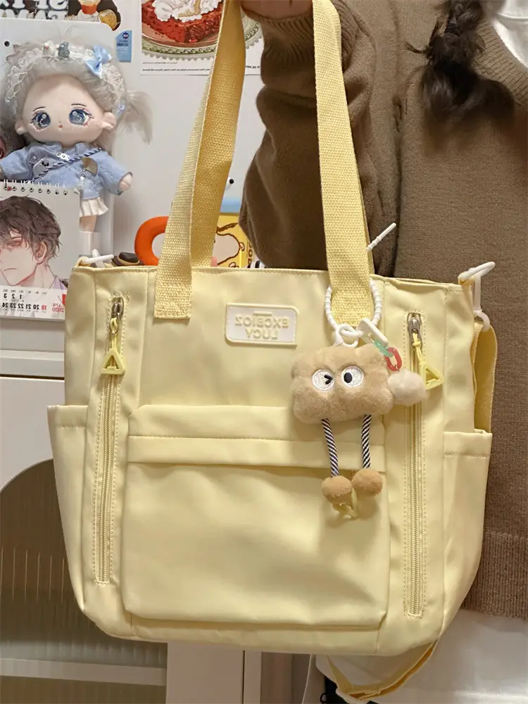 Korean Style Cute Bear Pom Pom Shoulder Bag — feature 28