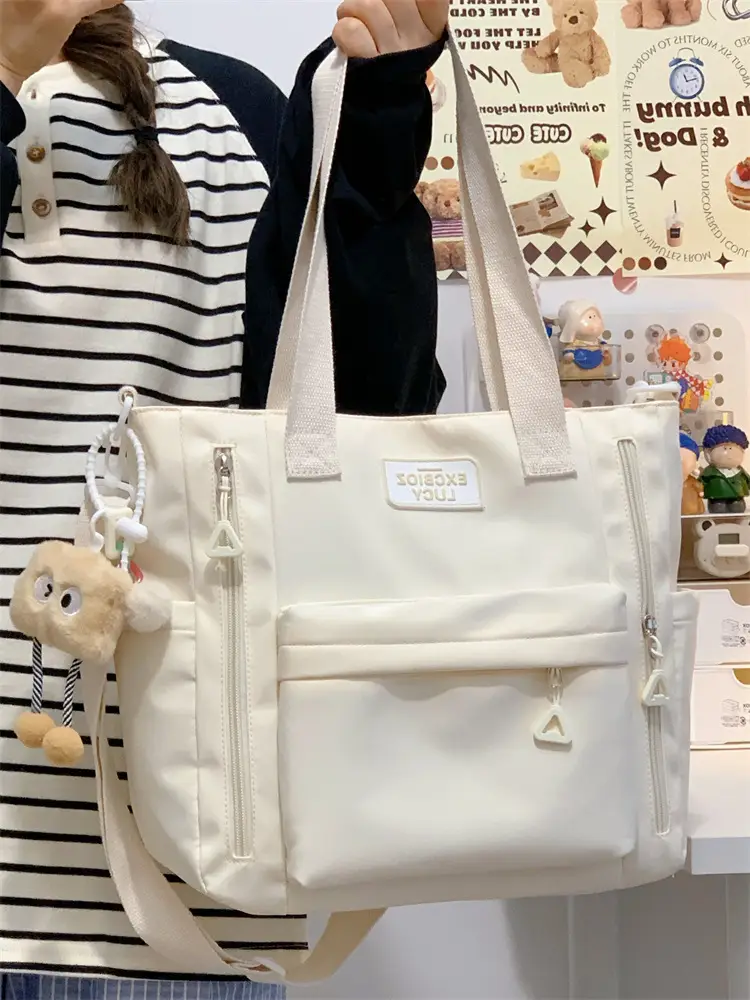 Korean Style Cute Bear Pom Pom Shoulder Bag — feature 33