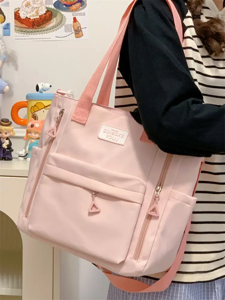 Korean Style Cute Bear Pom Pom Shoulder Bag — feature 34