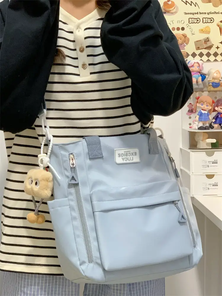 Korean Style Cute Bear Pom Pom Shoulder Bag — feature 37