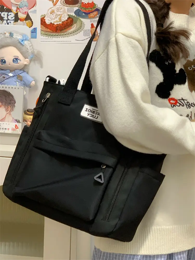 Korean Style Cute Bear Pom Pom Shoulder Bag — feature 38
