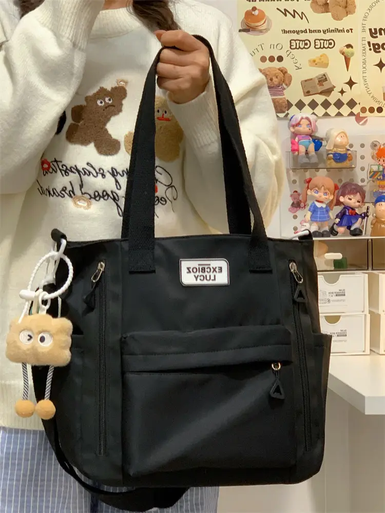 Korean Style Cute Bear Pom Pom Shoulder Bag — feature 39