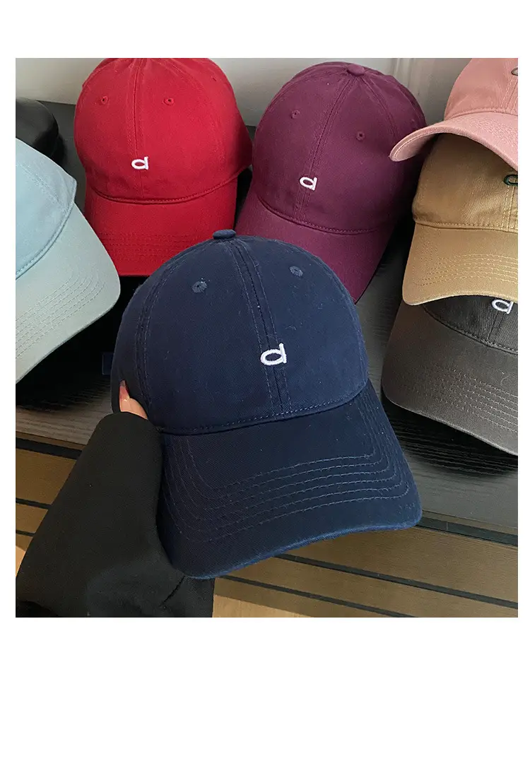 Korean Style Oversized Blue Baseball Cap for Women — feature 10