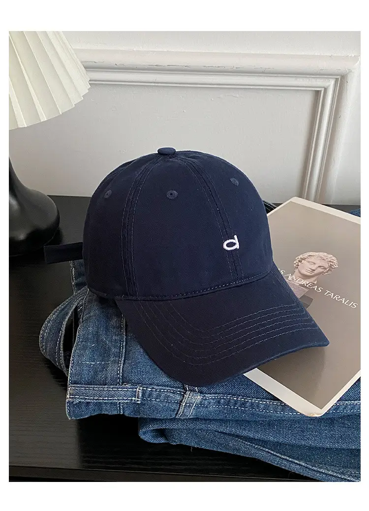 Korean Style Oversized Blue Baseball Cap for Women — feature 5