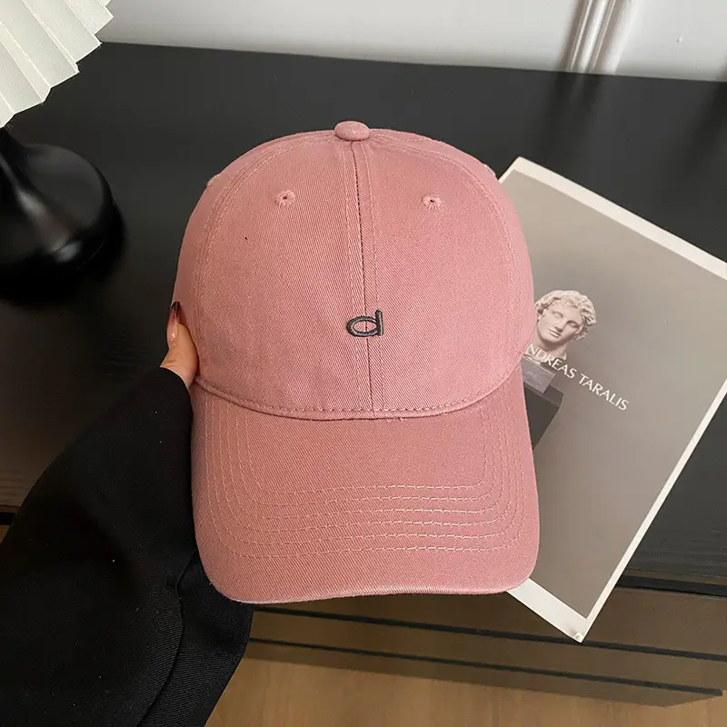 Korean Style Oversized Blue Baseball Cap for Women - Image 7