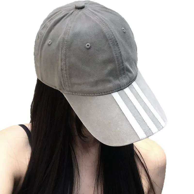 Black Striped Baseball Cap for Men Casual Summer Wear - Image 7