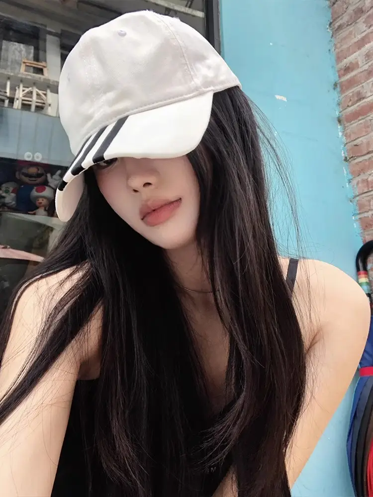 Black Striped Baseball Cap for Men Casual Summer Wear — feature 7