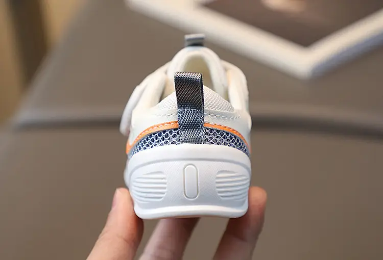 Baby Velcro Shoes White Orange Spring Autumn — feature 13