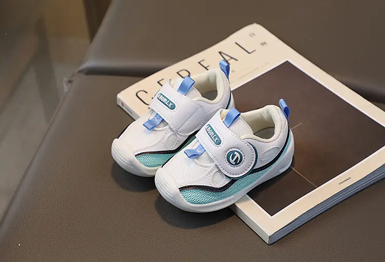 Baby Velcro Shoes White Orange Spring Autumn — feature 4