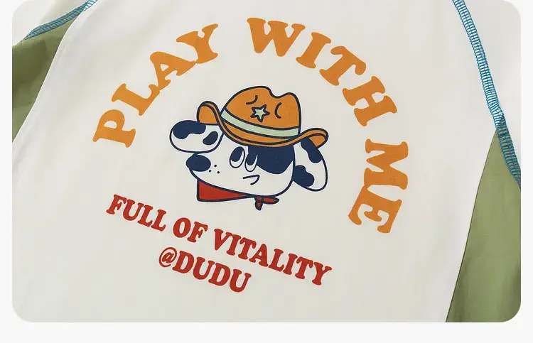 Dudu Jia Boys T-Shirt Cotton White Yellow — feature 17