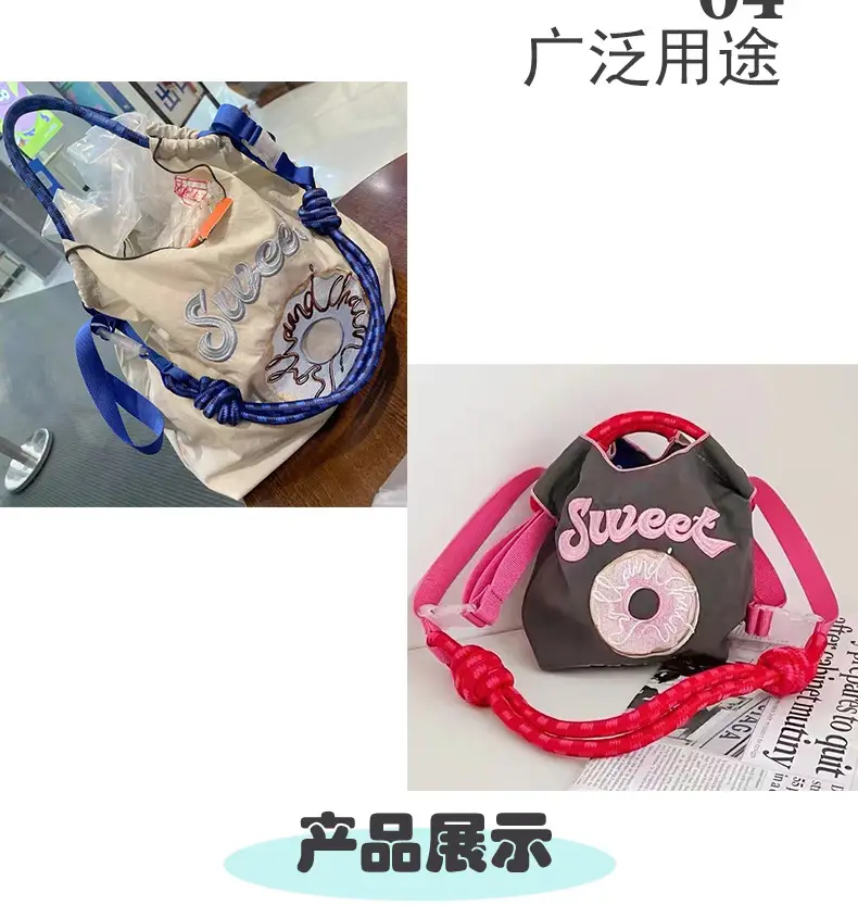 Cute Rabbit Embroidered Crossbody Bag Women Large Capacity — feature 11