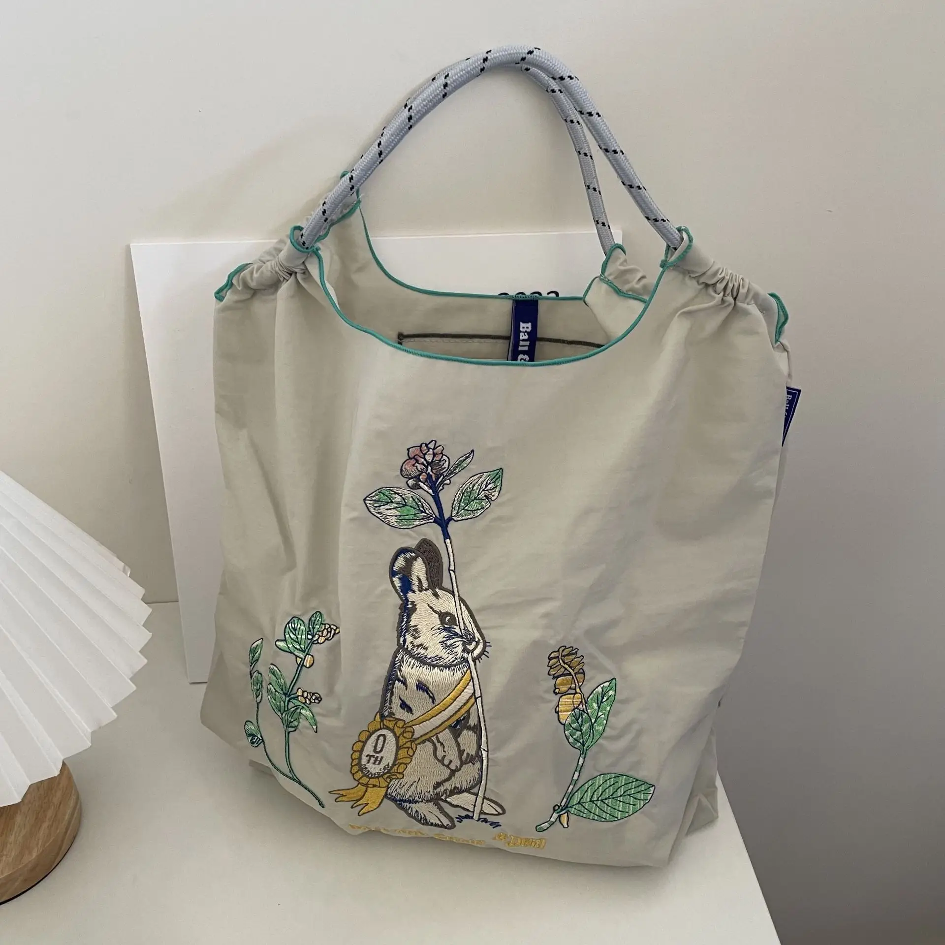 Cute Rabbit Embroidered Crossbody Bag Women Large Capacity — feature 17
