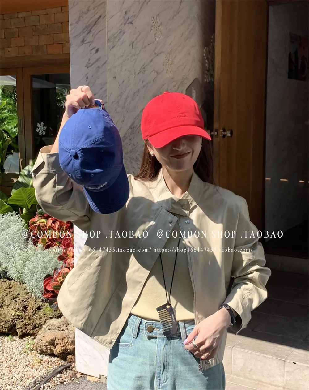 Women Red Cap with "Inspired By Pasture" 2026 — feature 16